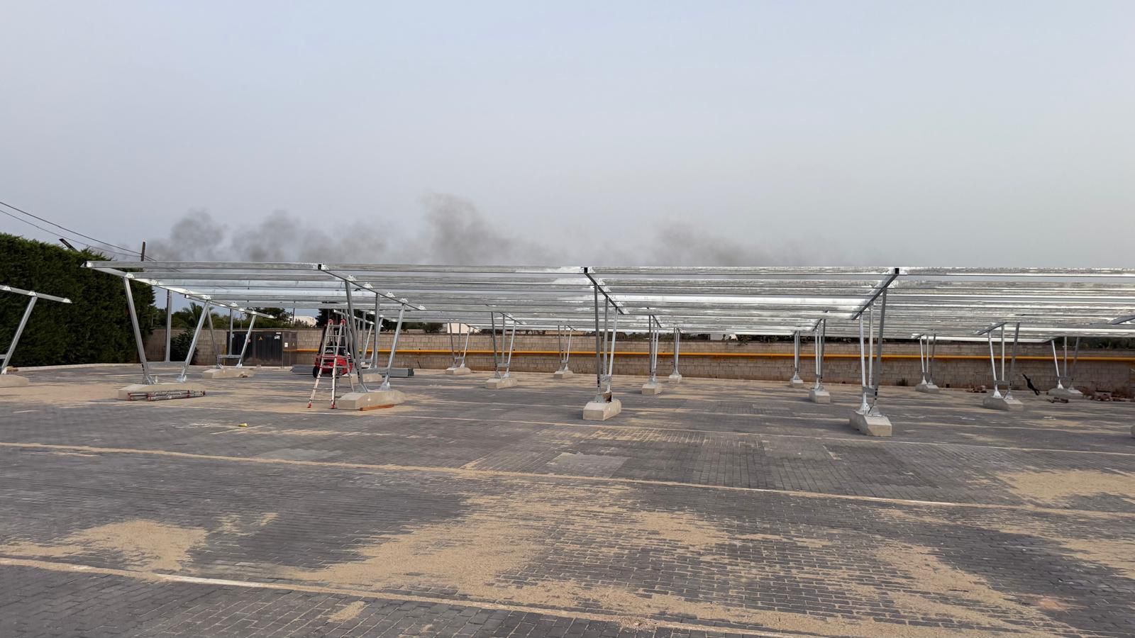 Cantiere pensiline Msolar Easy Fast a Lecce, foto 6