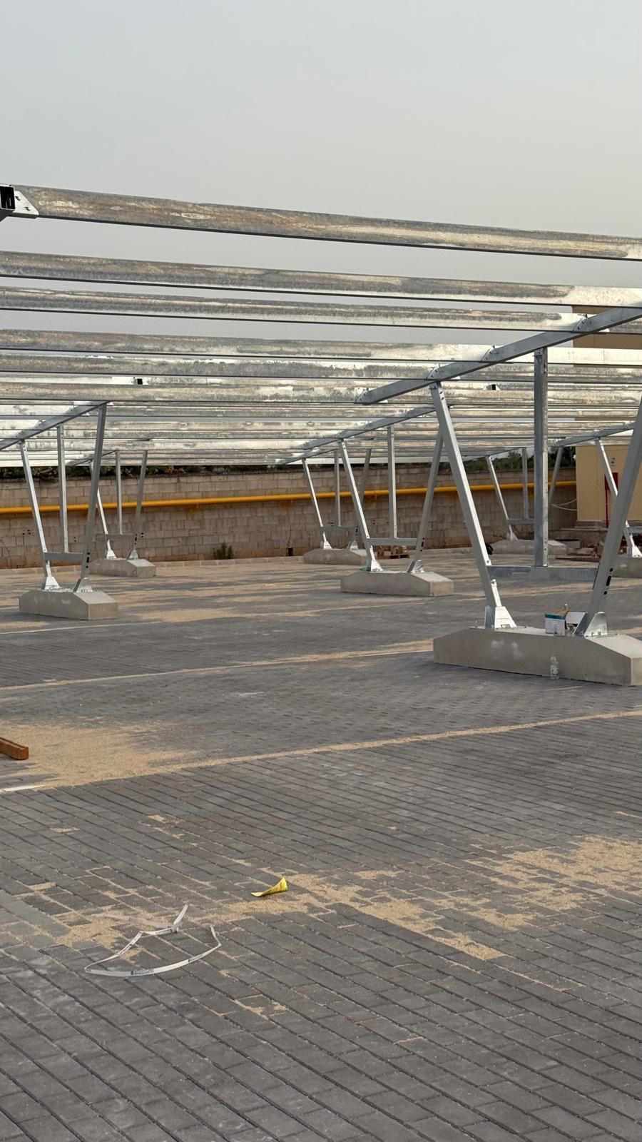 Cantiere pensiline Msolar Easy Fast a Lecce, foto 8