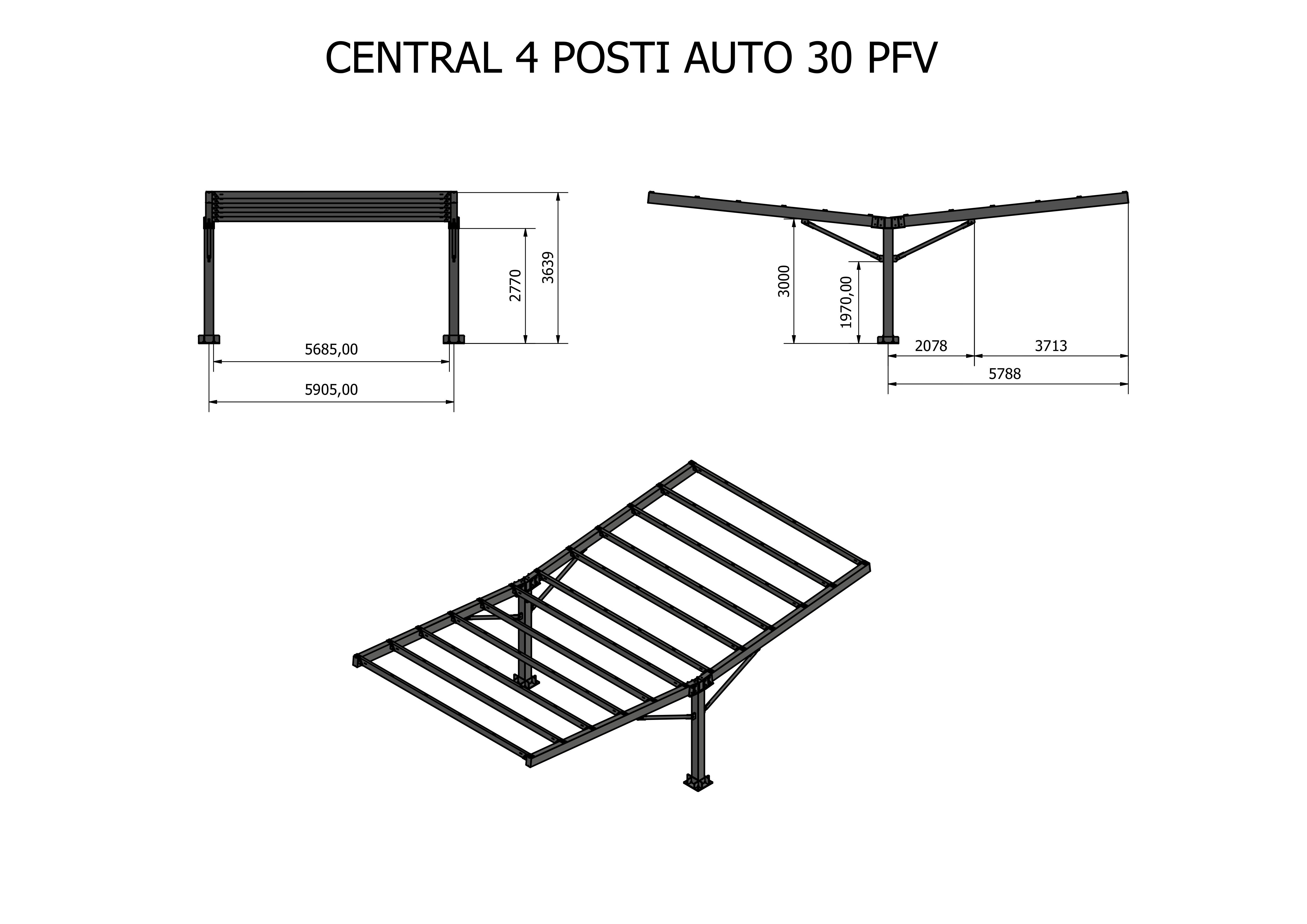 Tavola Central — progetto multiposto
